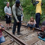 The Walking Dead BTS 414 rails