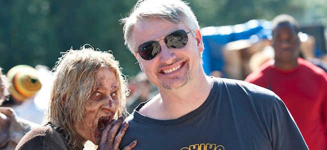 Glen Mazzara and zombie wide1