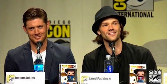 Supernatural SDCC 2014 panel Jensen Jared wide