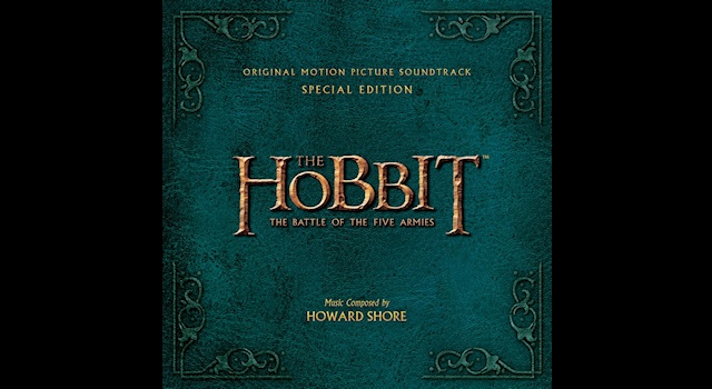 The Hobbit TBOTFA soundtrack special edition cover wide1