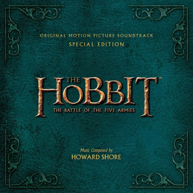 The Hobbit TBOTFA soundtrack special edition cover