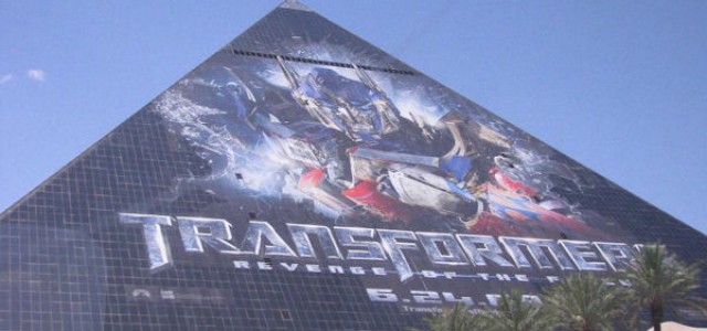 ‘Optimus Prime’ Takes Over The Luxor In Vegas