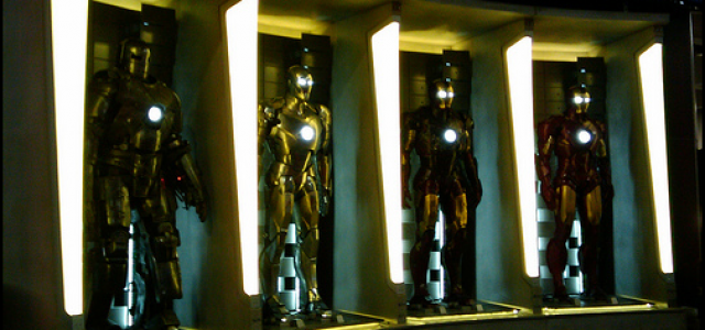 Stark Industries’ Hall of Armor at Comic Con