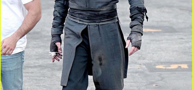 Paul Bettany Black & Blue, Bloodied and Tattooed On the Set of ‘Priest’