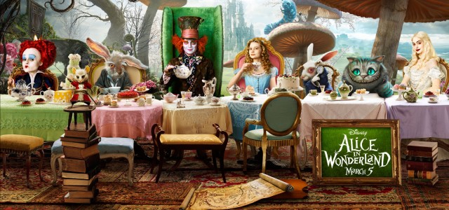 New Art For Tim Burton’s Alice in Wonderland