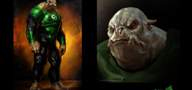 GREEN LANTERN Concept Art: Kilowog, Abin Sur And Tomar-Re