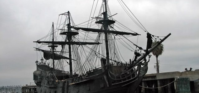The Black Pearl Docks In Hawaii For PIRATES OF THE CARIBBEAN: ON STRANGER TIDES