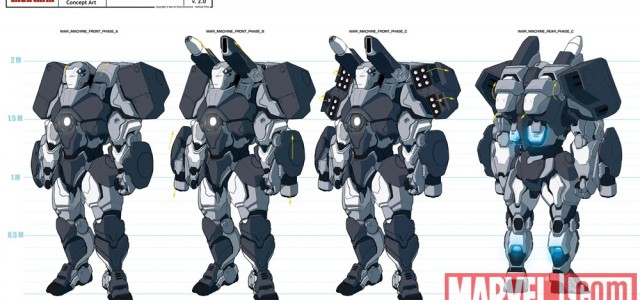 IRON MAN Fix – Concept Art For War Machine, Whiplash For Animated Series