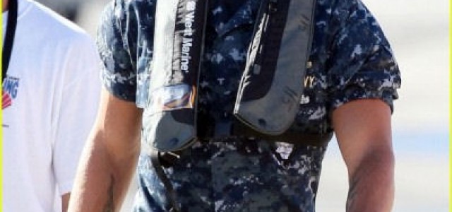 BATTLESHIP: Behind The Scenes Set Photos Of A Newly Shorn Taylor Kitsch