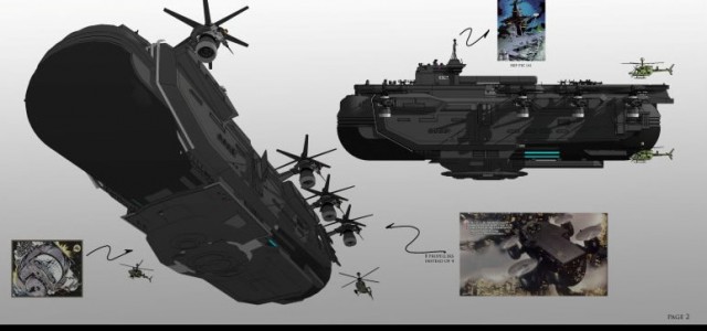THE AVENGERS: First Look at The S.H.I.E.L.D. Helicarrier