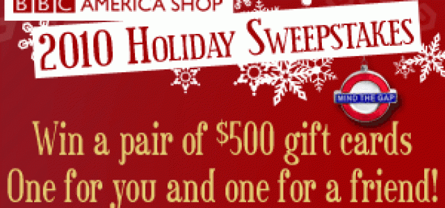 Win a Pair of $500 Gift Cards from The BBC America Shop