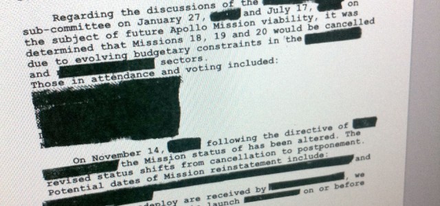 Apollo 18: Filming In Vancouver Next Week; Top Secret Document Revealed