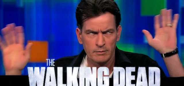 THE WALKING DEAD: Charlie Sheen Is A Zombie?