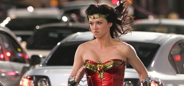 Video and Photos of Adrianne Palicki On the Set of Wonder Woman In Altered Costume