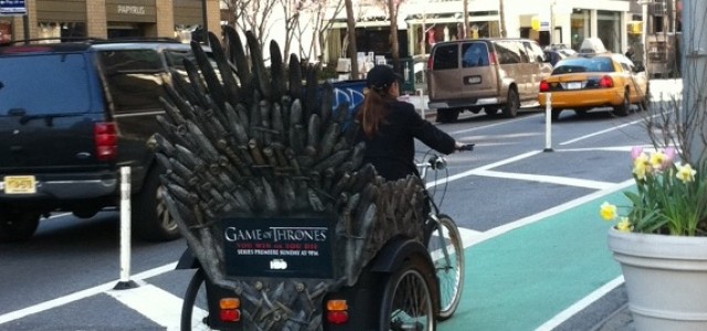 Iron Throne Rickshaws: NYC Truly is the Greatest City on Earth