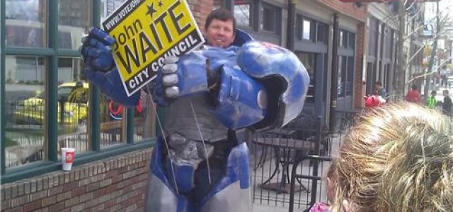 Scifi Mafia’s Pic of the Day: Politician Campaigns as Space Marine