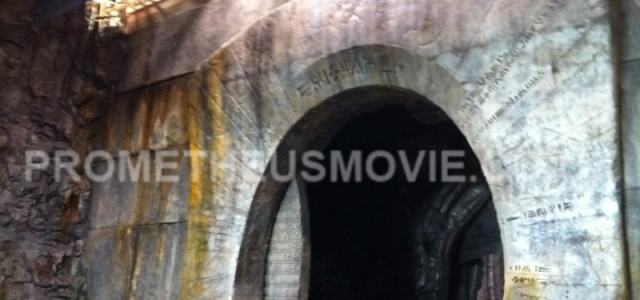 Alien Tunnel Set Photos from Ridley Scott’s PROMETHEUS