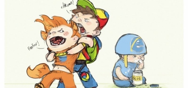 Scifi Mafia’s Pic of the Day: Browser Wars Hit The Playground