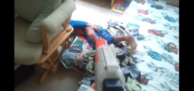 Gamer Dad Wakes His Kid in DOOM Fashion