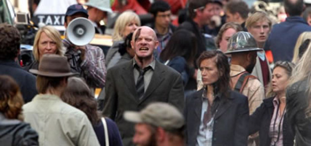 Brad Pitt Rescues Woman From Being Trampled By Zombies On Set of WORLD WAR Z