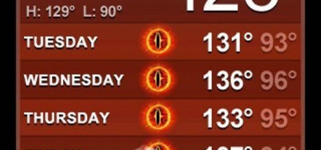 Pic of the Day: Weather in Mordor