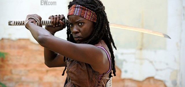 First Look at Danai Gurira as Michonne in THE WALKING DEAD