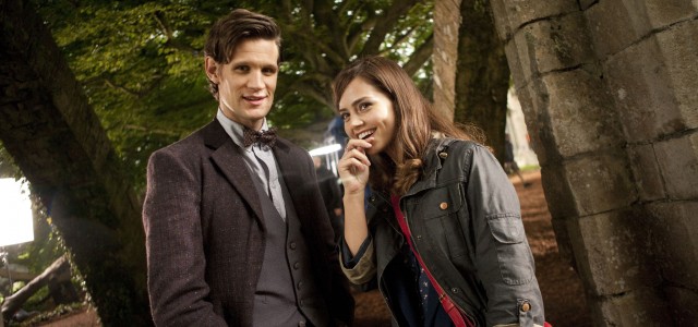 Just So Darn Cute: First Official On-Set Pic of DOCTOR WHO’s Matt Smith and Jenna-Louise Coleman
