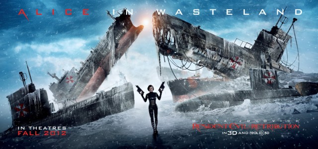 New Banner for RESIDENT EVIL: RETRIBUTION Sees Alice In Wasteland