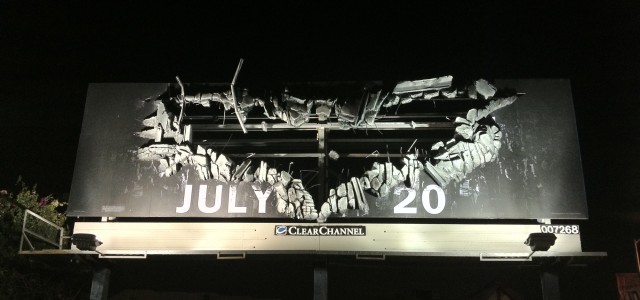 Explosive Billboard for THE DARK KNIGHT RISES Spotted In Hollywood